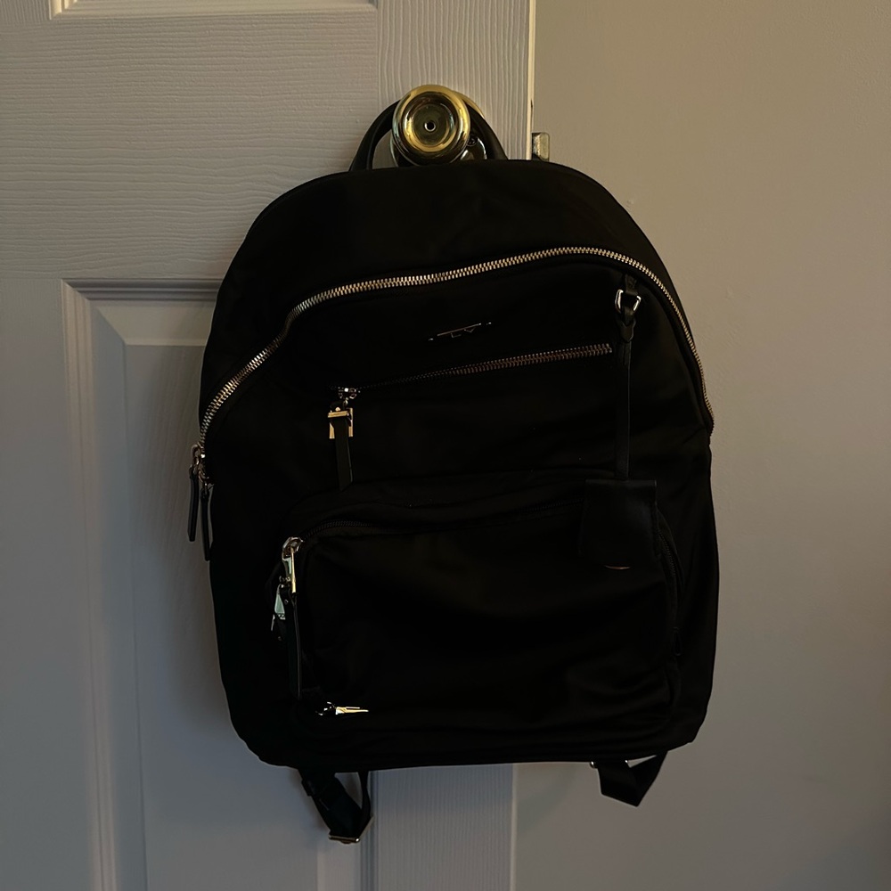 Timing Voyageur Hilden Black Nylon Backpack TUMI